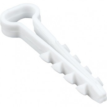 Дюбель-хомут EKF PROxima для плоского кабеля 5х10 мм белый, 50 шт Дюбель-хомут EKF PROxima для плоского кабеля 5х10 мм белый, 50 шт