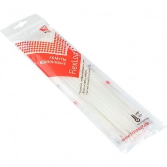 Хомут EKF PROXIMA P6.6 3.6х200 FlexLock стандартный бел. (уп.100шт) Хомут EKF PROXIMA P6.6 3.6х200 FlexLock стандартный бел. (уп.100шт)