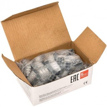 Клемма строительно-монтажная EKF PROXIMA СМК 773-106 6-проводная 1.0-2.5кв.мм (уп.50шт)