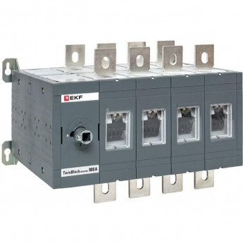 Рубильник EKF 800A 4P реверсивный без рукоятки управления TwinBlock Рубильник EKF 800A 4P реверсивный без рукоятки управления TwinBlock